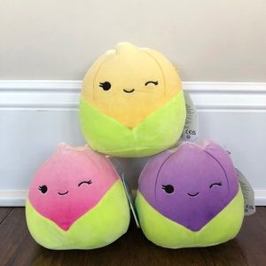 Tulip 5” squishmallow trio